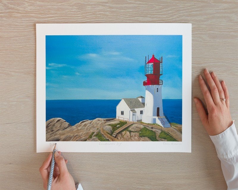 Nytt oljemaleri og giclee print i galleriet