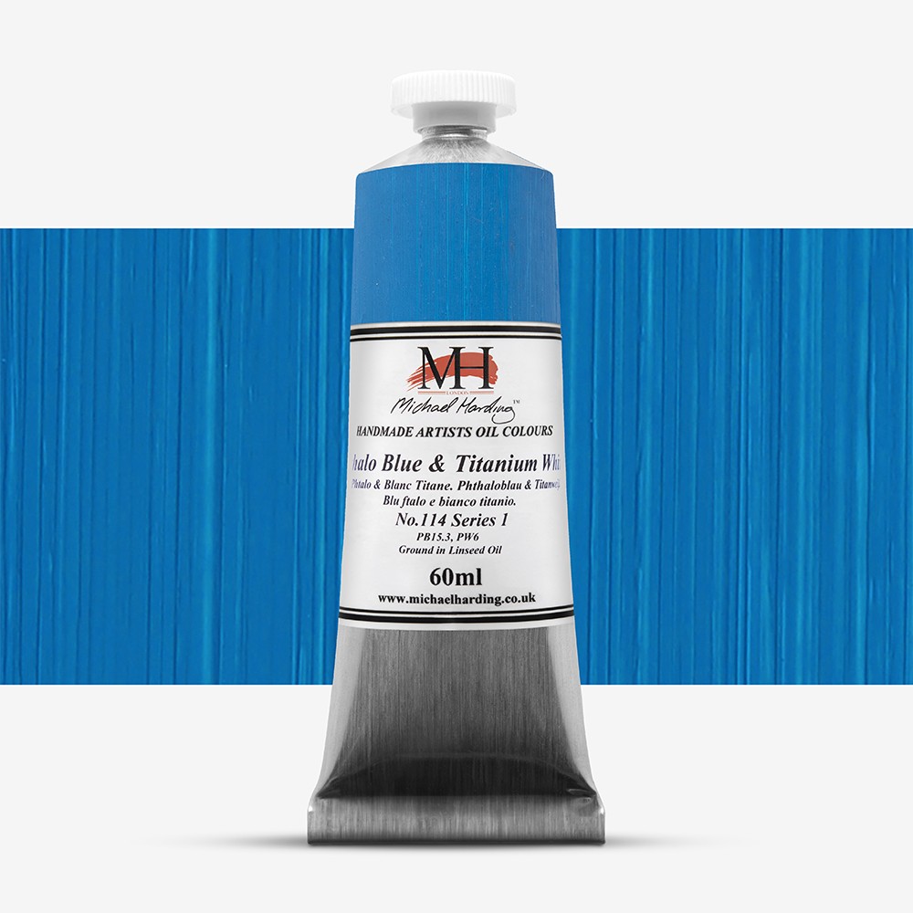 Oljemaling - Phthalo Blue & White - 60ml