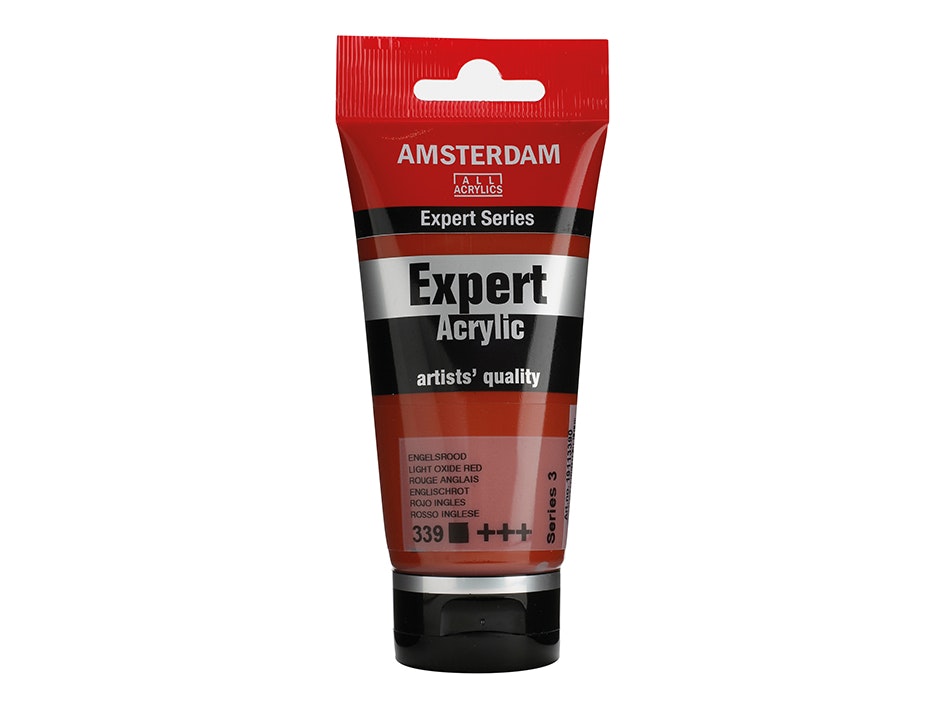 Amsterdam Expert 75ml – 339 Light Oxide Red