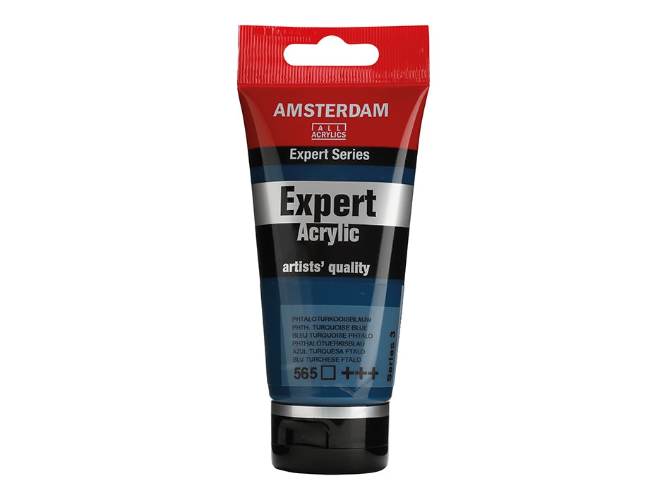 Amsterdam Expert 75ml – 565 Pthalo Turquoise Blue