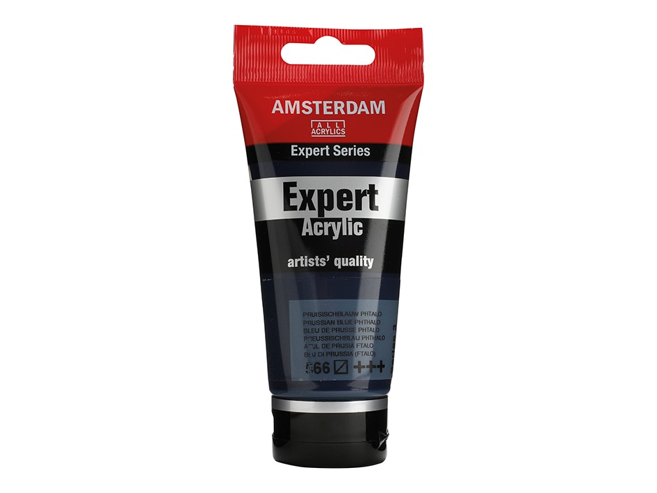 Amsterdam Expert 75ml – 566 Prussian Blue (pthalo)