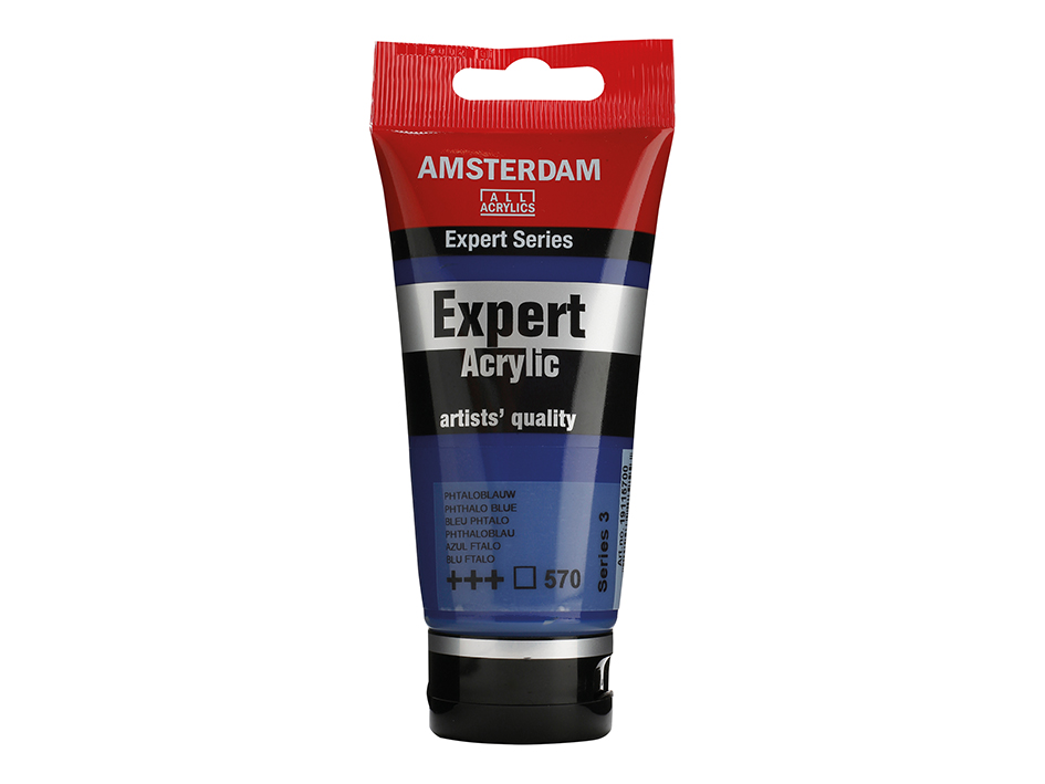 Amsterdam Expert 75ml – 570 Pthalo Blue