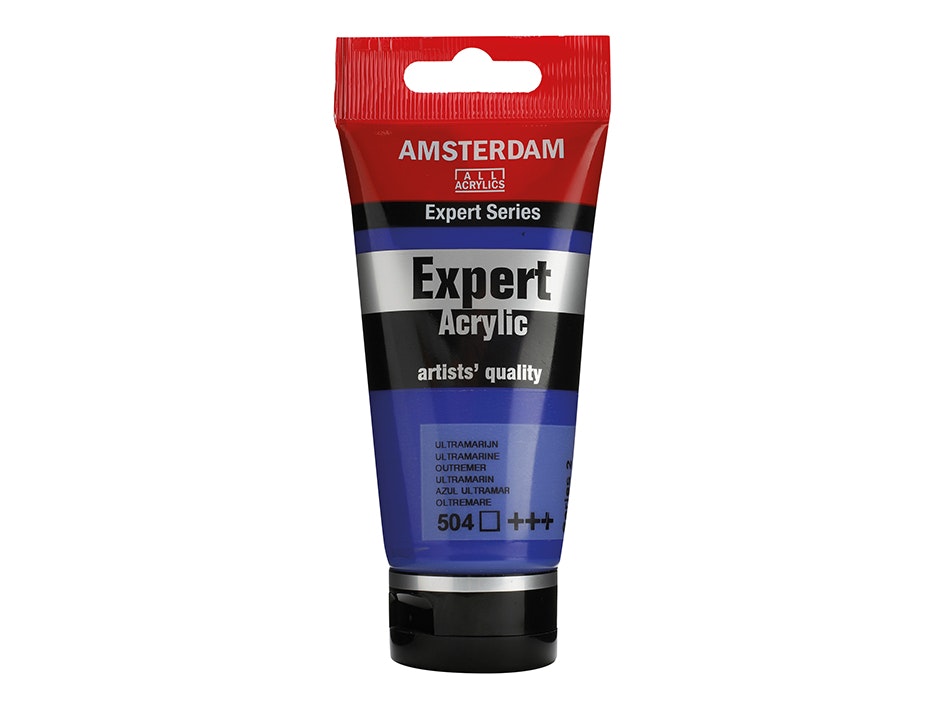 Amsterdam Expert 75ml – 504 Ultramarine blue