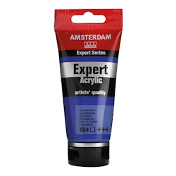 Amsterdam Expert 75ml – 504 Ultramarine blue