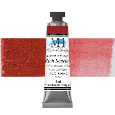 Akvarellmaling - W212 Rich Scarlet - 15ml