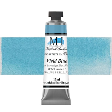 Akvarellmaling - W143 Vivid Blue - 15ml