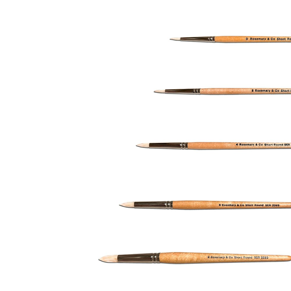Chunking bristle short round