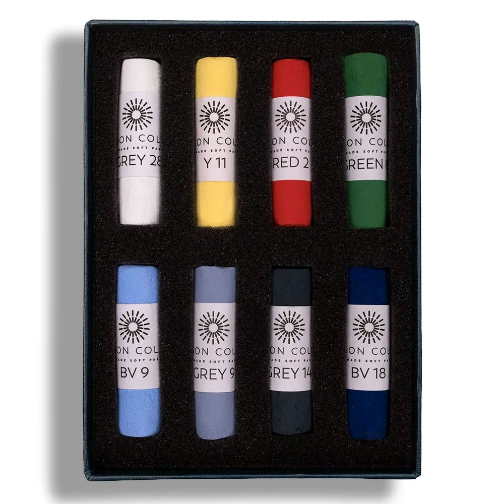 Unison Colour soft pastel sett - Starter 8