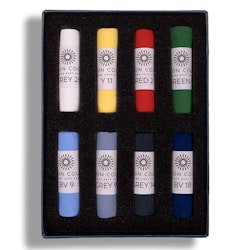 Unison Colour soft pastel sett - Starter 8