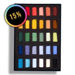 Unison Colour soft pastel sett - Starter 30 Half