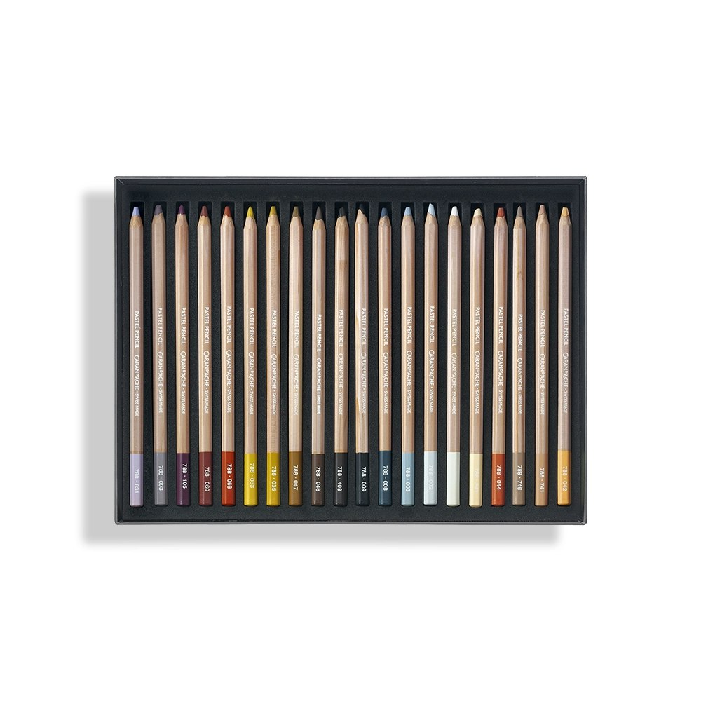 Caran d'Ache Pastellsett - 40stk