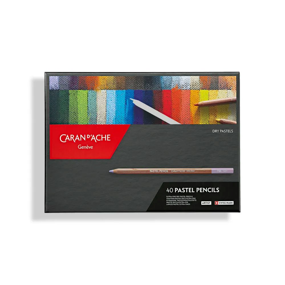 Caran d'Ache Pastellsett - 40stk