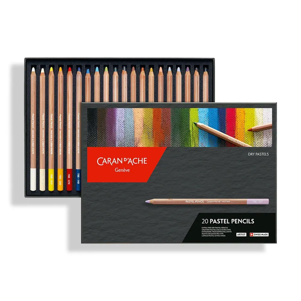 Caran d'Ache Pastellsett - 20stk