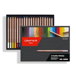 Caran d'Ache Pastellsett - 20stk