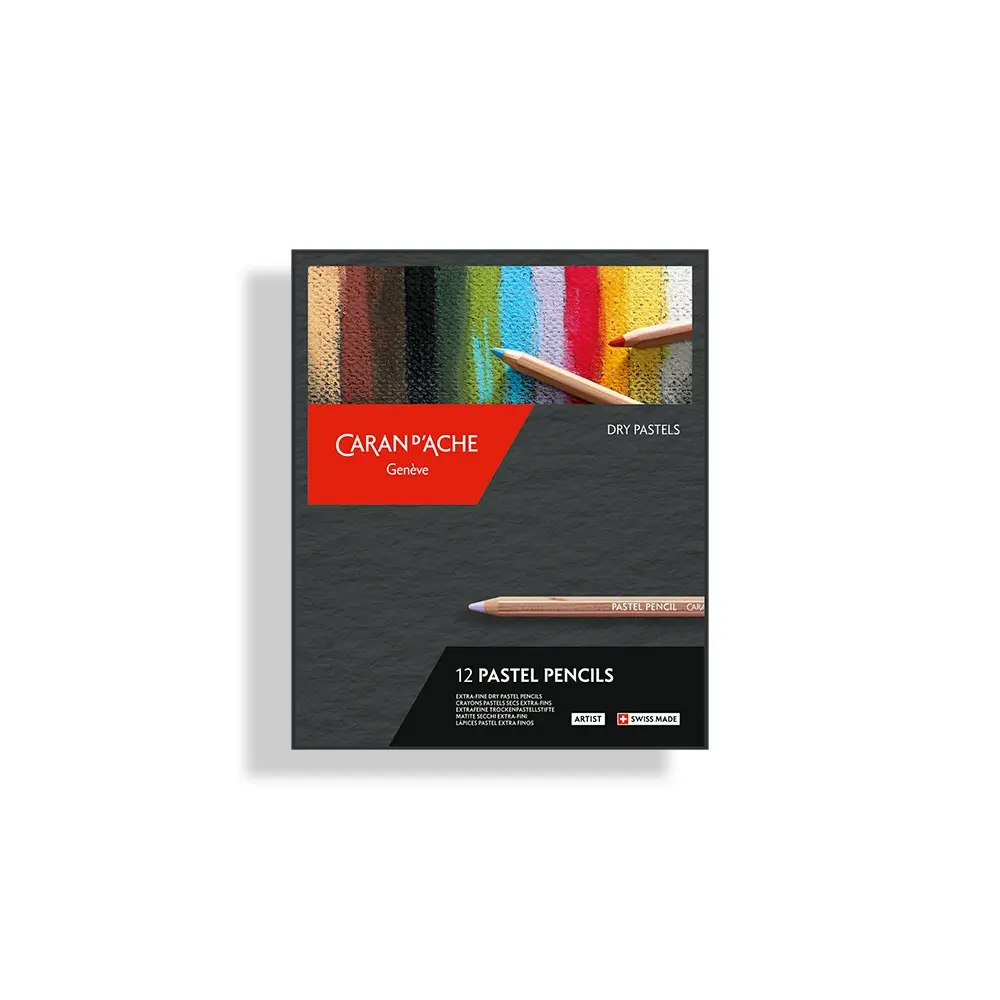 Caran d'Ache Pastellsett - 12stk