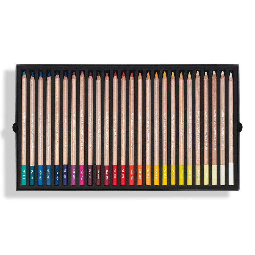 Caran d'Ache Pastellsett - 76stk