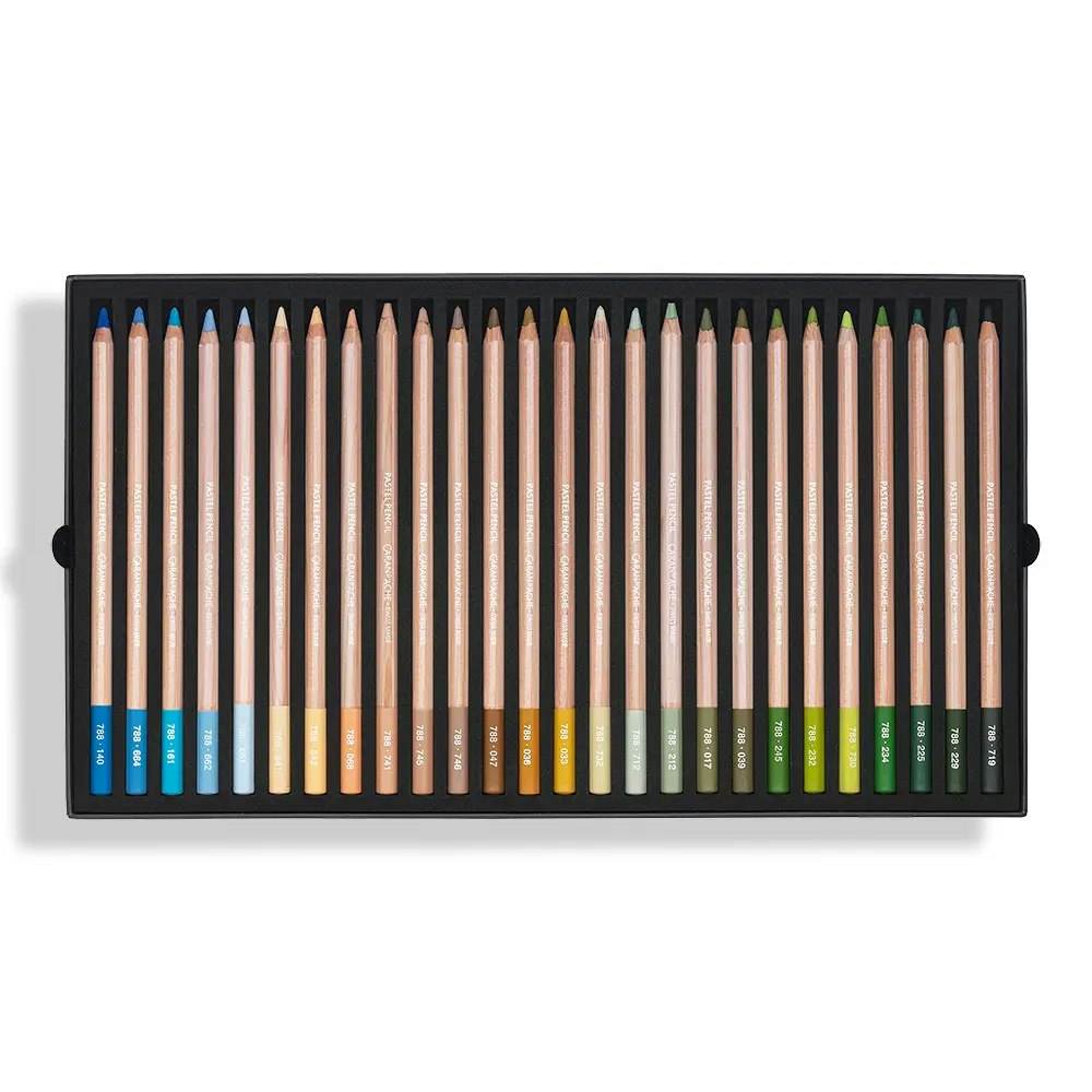 Caran d'Ache Pastellsett - 76stk