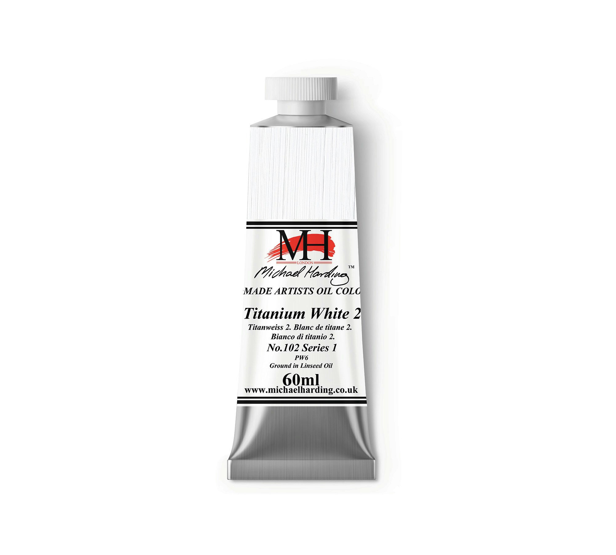 Oljemaling - Titanium White no. 2 - 60ml