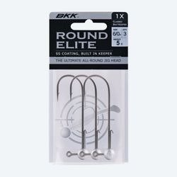 BKK Round Elite-Classic Bait Keeper Jig Head (5/0) - 3pcs