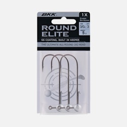 BKK Round Elite-Classic Bait Keeper Jig Head (4/0) - 3pcs
