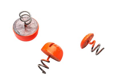 Screw-in Dots Fl.Orange Bly 3-pack