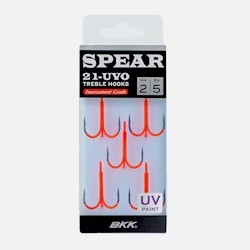 BKK Spear-21 UVO Treble Hook 5-Pack