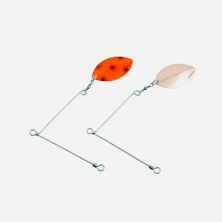 Spinner Rig Copper / Fluo Red Bandit 2-Pack (Large)