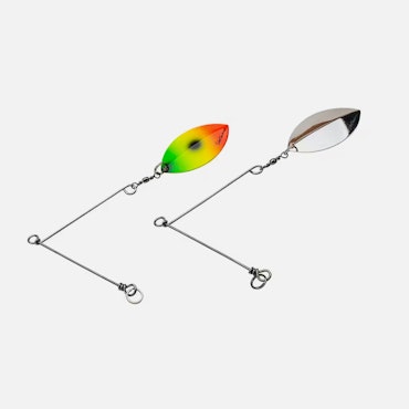 Spinner Rig Silver / Fire Tiger 2-Pack (Large)