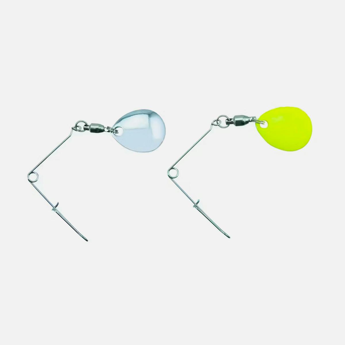 Spinner Rig Silver / Fluo Yellow 2-pack (X-Small)