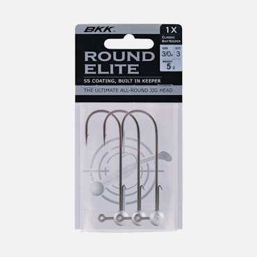 BKK Round Elite-Classic Bait Keeper Jig Head (3/0) - 3pcs