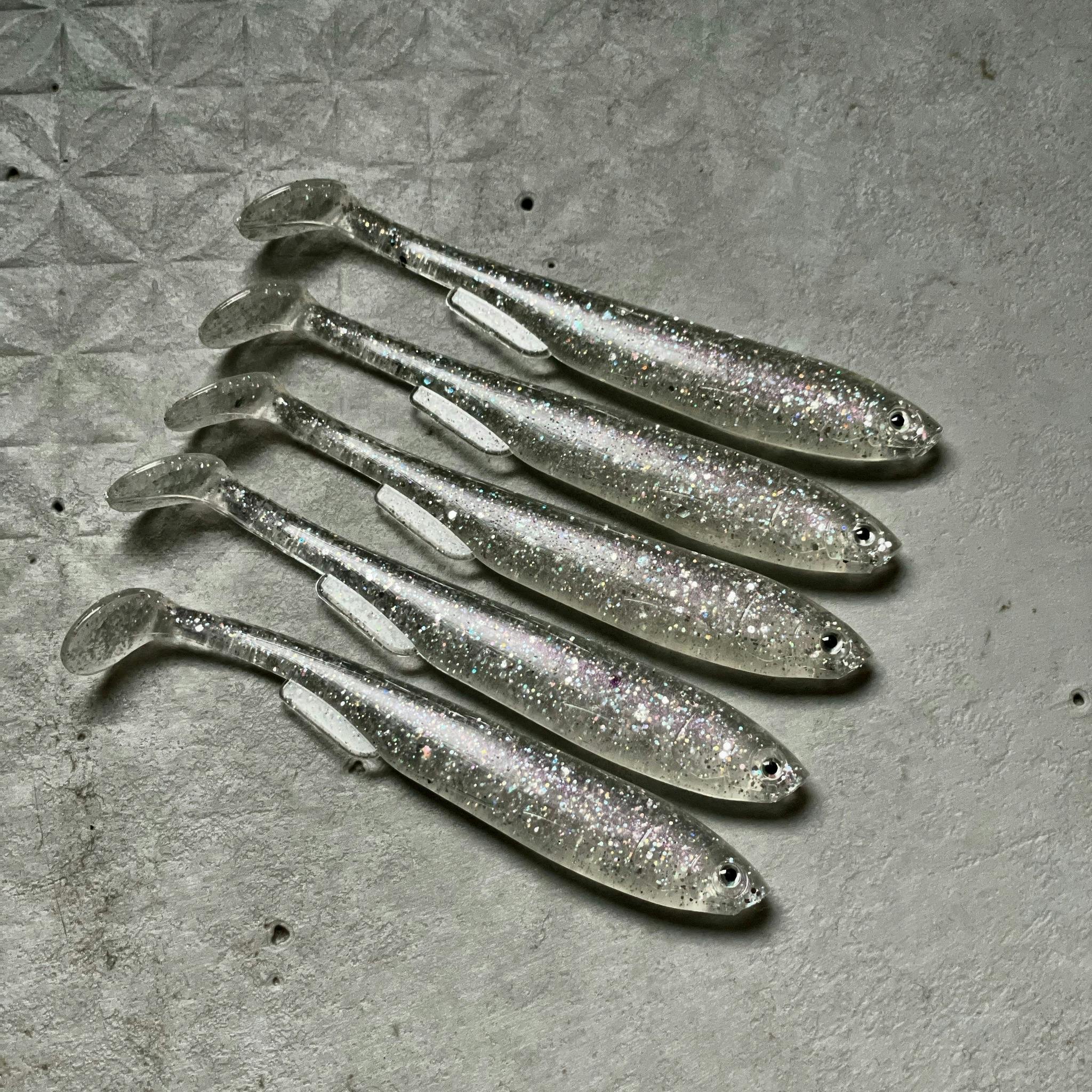 Gigashad Silver Flake 10cm - 5pcs