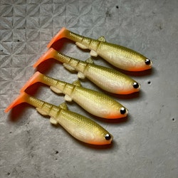 GigabiteV2 Bass Orange 10cm - 4pcs