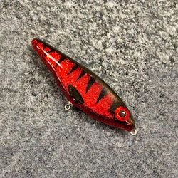 Gigajerk Slim Red Glitter Tiger 15cm