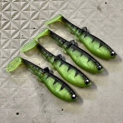 GigabiteV2 Green UV Tiger 10cm - 4pcs