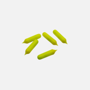 Rattle Chamber Fluo Yellow - 5pcs