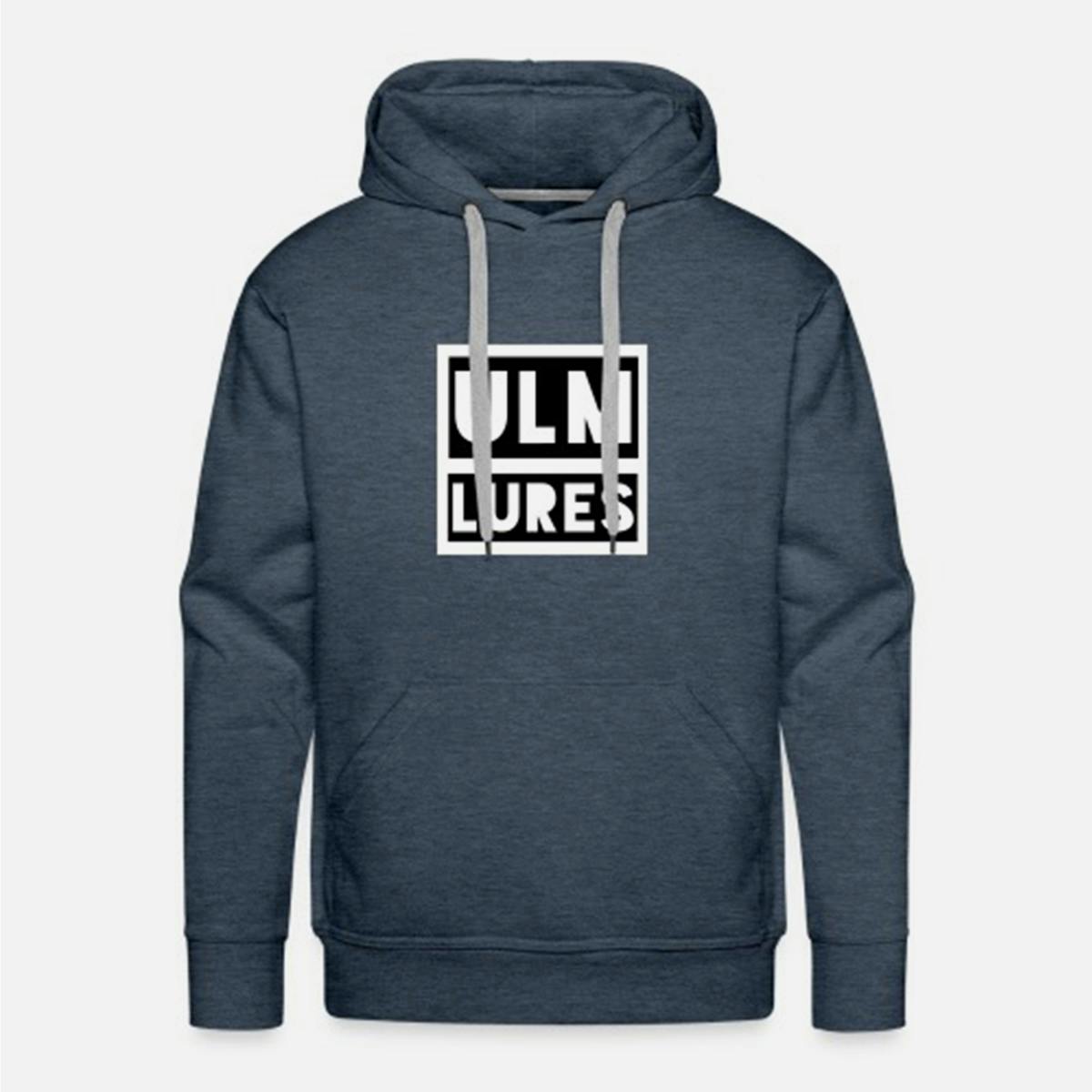 Ulm Lures Logo Hoodie - Denim Blue