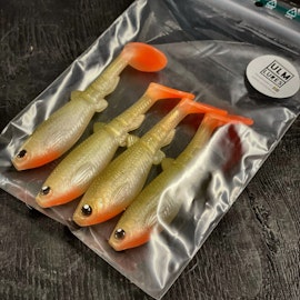 GigabiteV2 Bass Orange 10cm - 4pcs