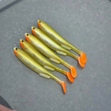 Gigashad Bass orange 10cm - 5pcs
