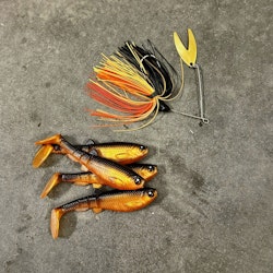 MCB Perch Spinnerbait Skitmört 14g