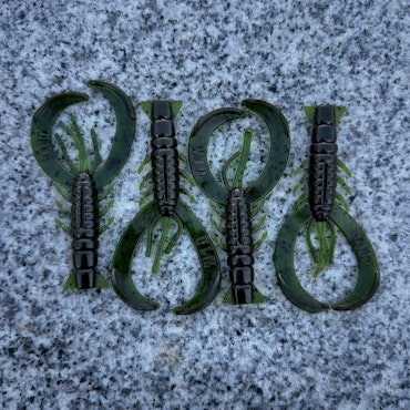 Crawler Green Pumpkin 8,5cm - 4 pcs
