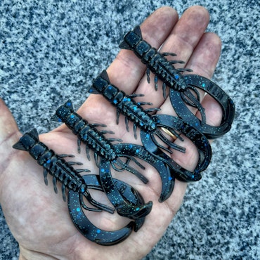 Crawler Black&Blue 8,5cm - 4 pcs