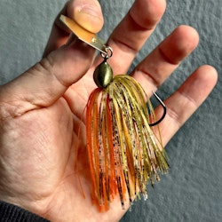 MCB Perch Bladed Jig Bass Orange 14g