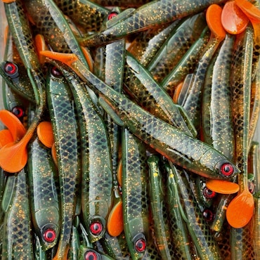 Gigashad 12,5cm Hot Motoroil Perch 3pcs