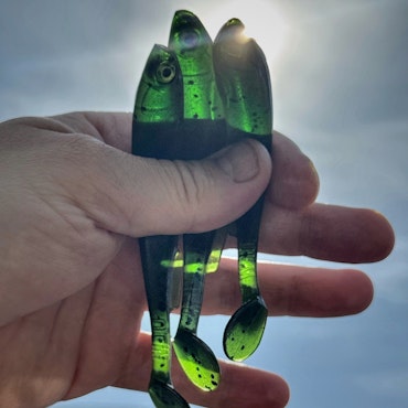 Gigashad 12,5cm Green Pumpkin UV 4pcs