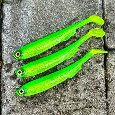 Gigashad 12,5cm Lime UV 3pcs