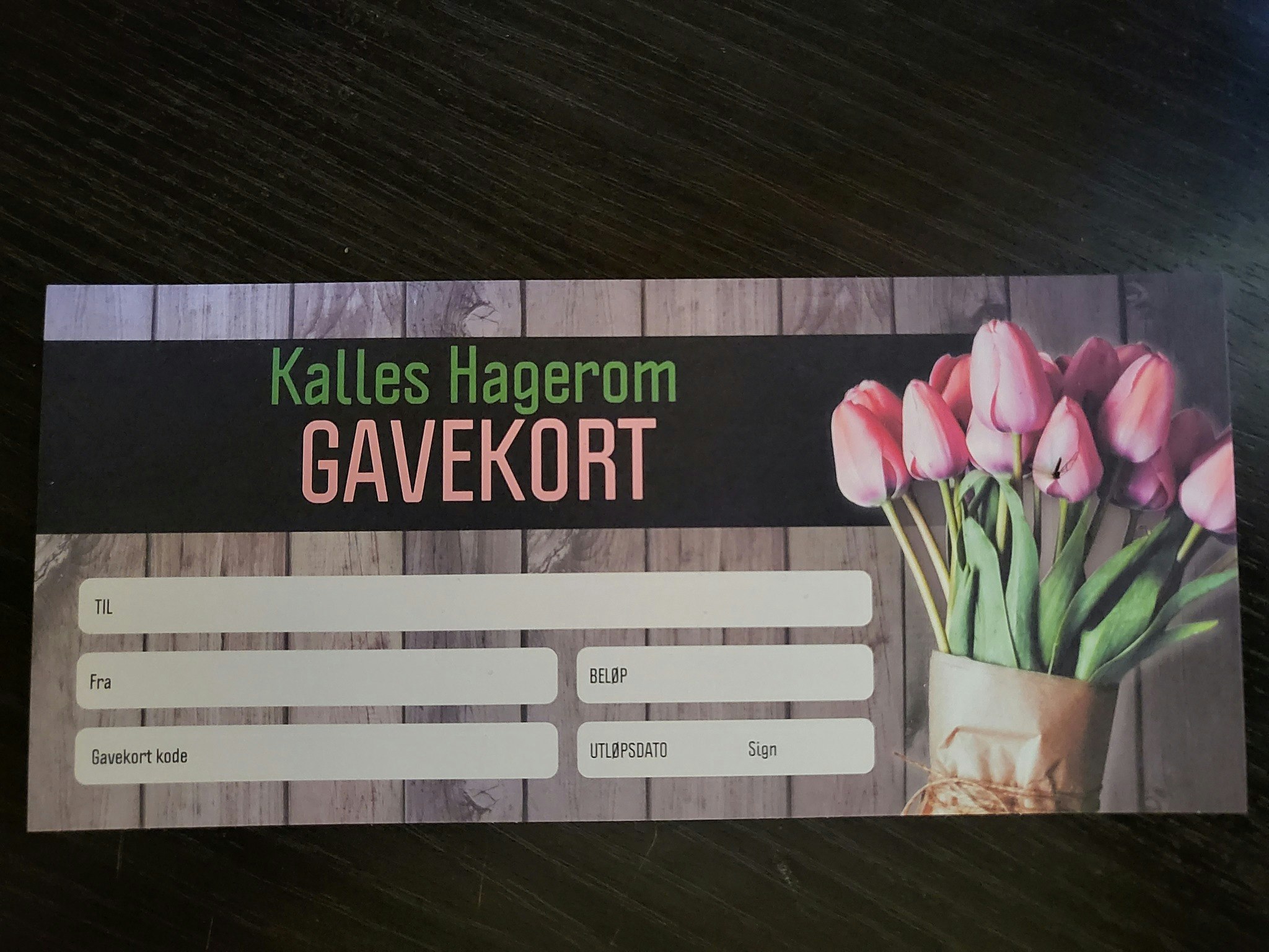 Gavekort
