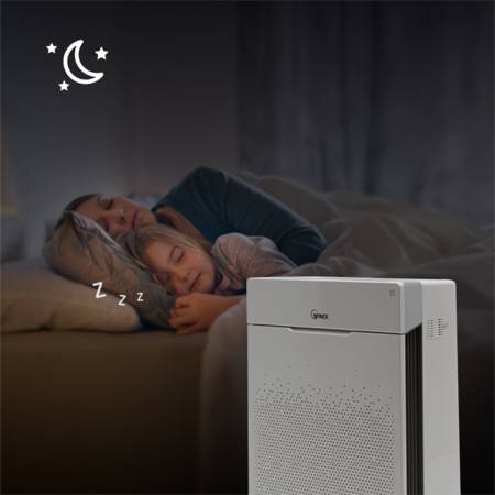 Luftrenseren Winix Zero Pro mens du sover