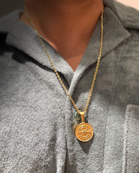 Kompass - Guld halsband