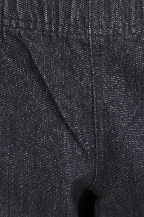 Tasty stretch jeansleggins, washed blå eller svart denim