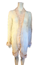 Kailash , blusjacka i spets med "batwing" ärm, free size